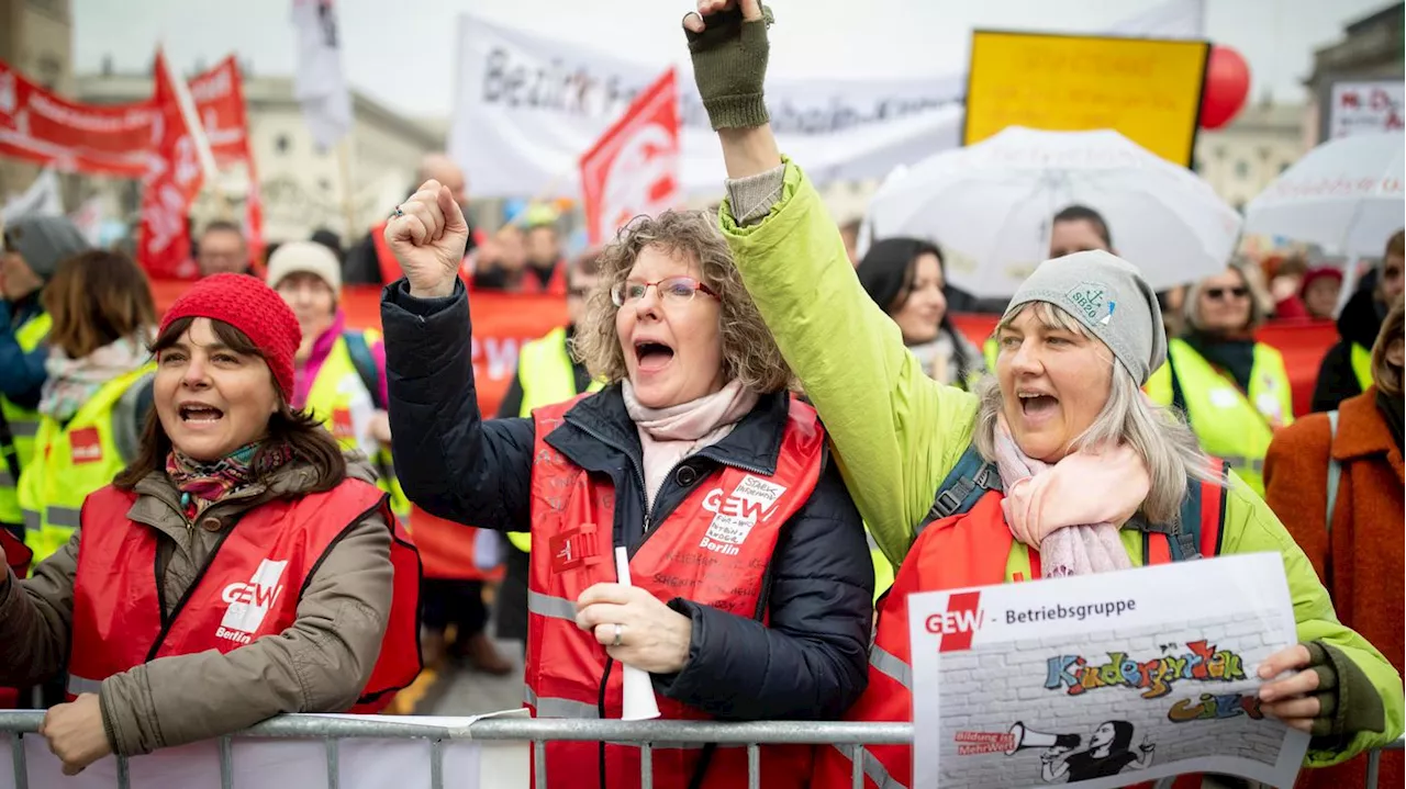 „Rechnen mit Schließungen“: Streik in den Berliner Landes-Kitas am Donnerstag