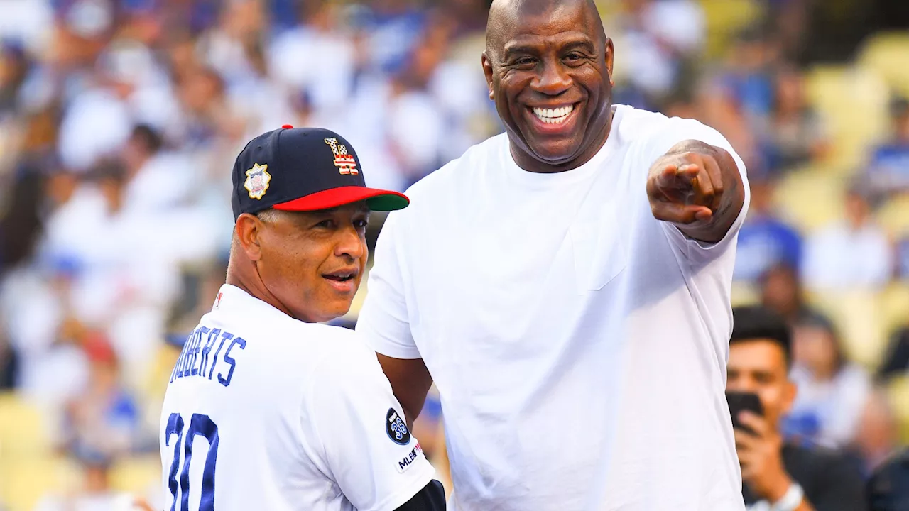 NBA legend Magic Johnson joins Tiger Woods, Michael Jordan and LeBron James to become fourth athlete...