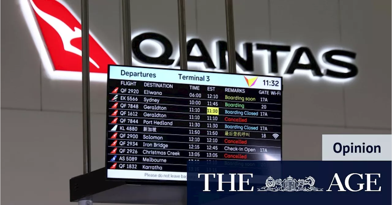 Qantas’ defence to selling tickets on ghost flight fails the pub test dismally