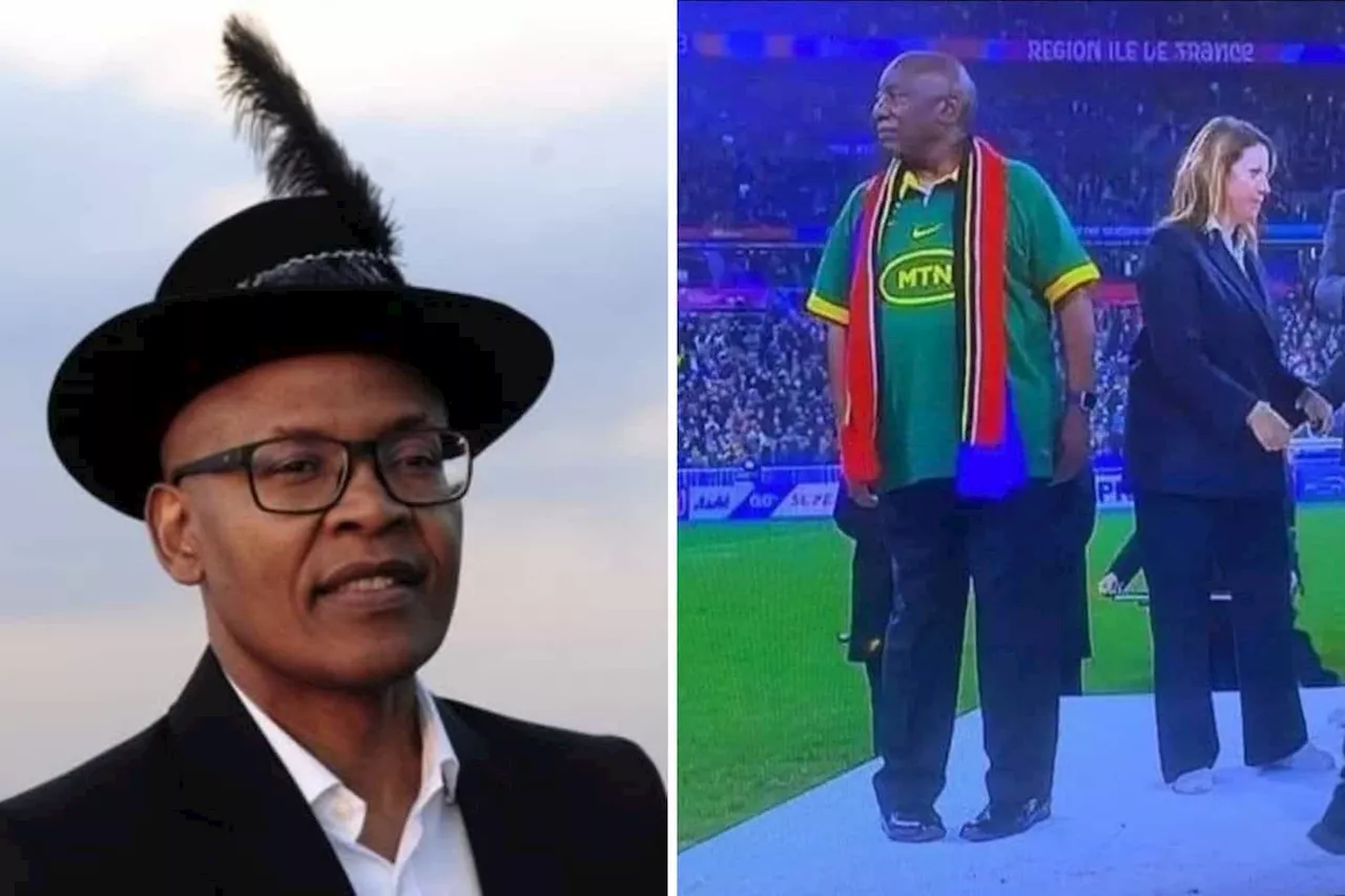 Mzwanele Manyi goes at Cyril Ramaphosa for wearing wrong Bok jersey during final