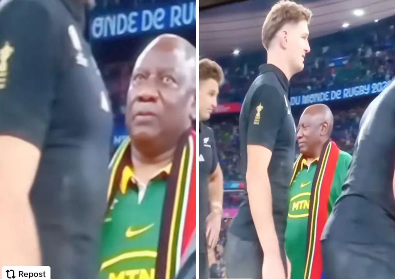 All Blacks siblings accused of refusing to shake Ramaphosa’s hand [watch]