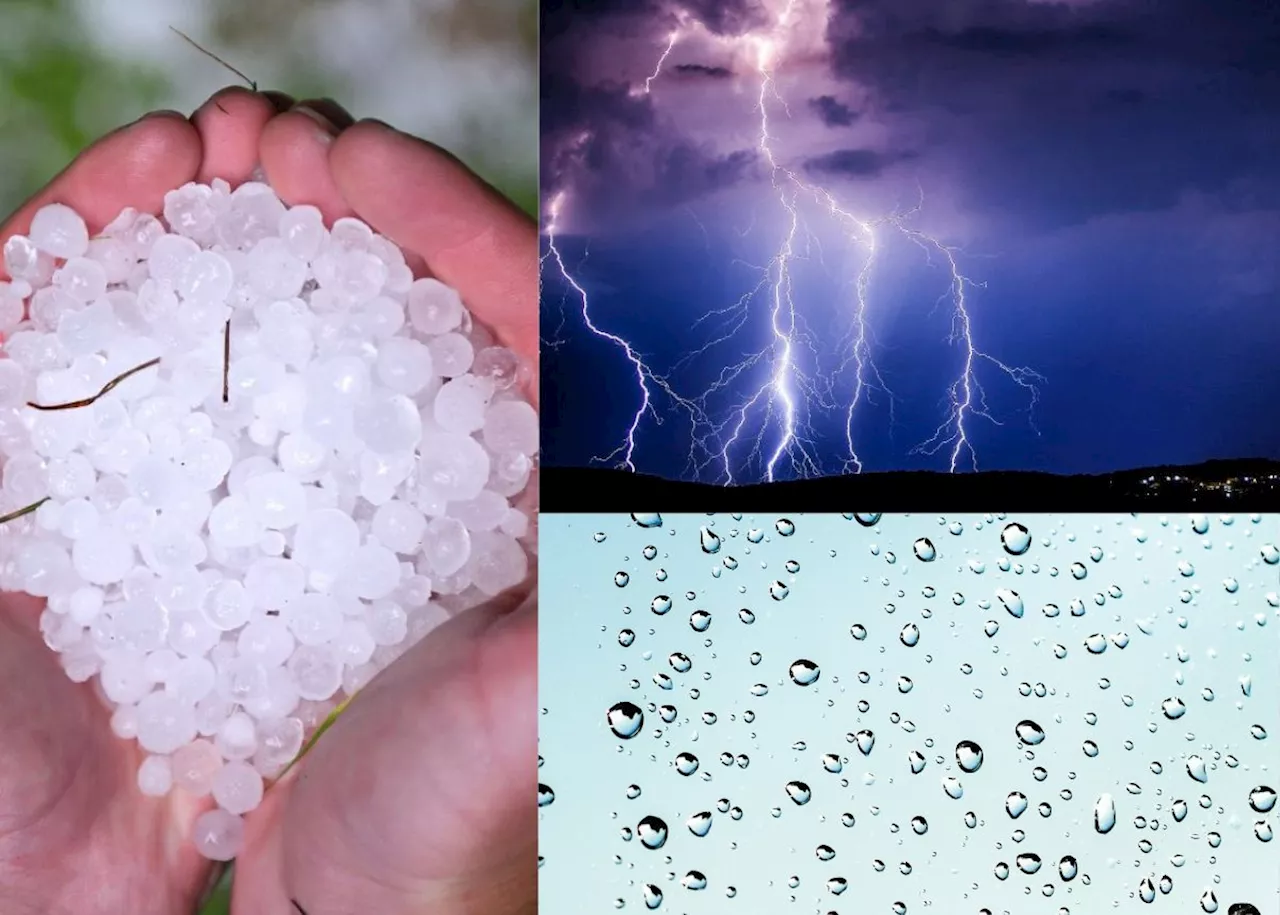 WEATHER: Severe thunderstorms with large hail and heavy downpours expected