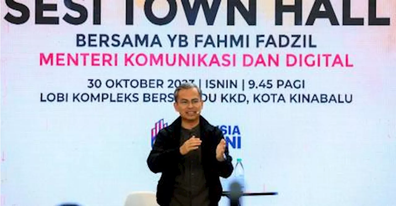 Fahmi: KKD komited bantu Sabah perkasa infrastruktur telekomunikasi, selesai masalah internet