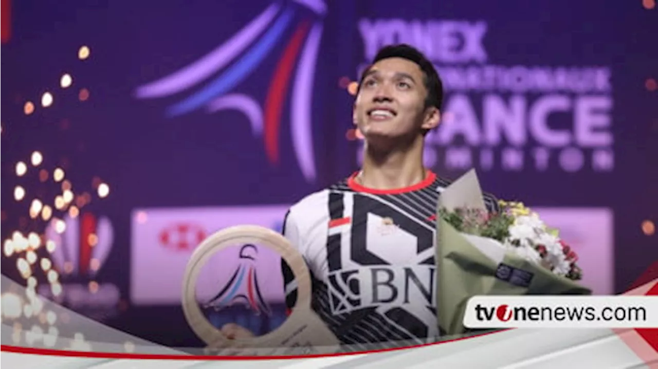 Jonatan Christie Berhasil Raih Titel French Open 2023, Target Pertahankan Tren Positif