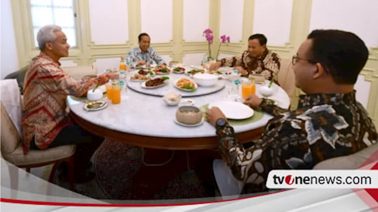 Momen Langka Diciptakan Presiden Jokowi Usai Undang Tiga Bakal Capres Makan Siang, Prabowo Pilih Respons Ini