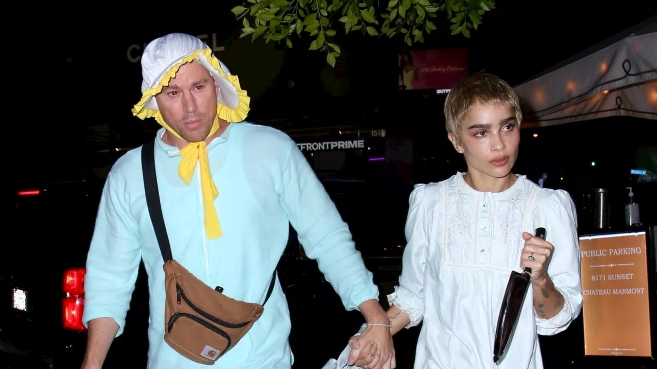 Zoë Kravitz and Channing Tatum Take a Stab at a Couple’s Halloween Costume