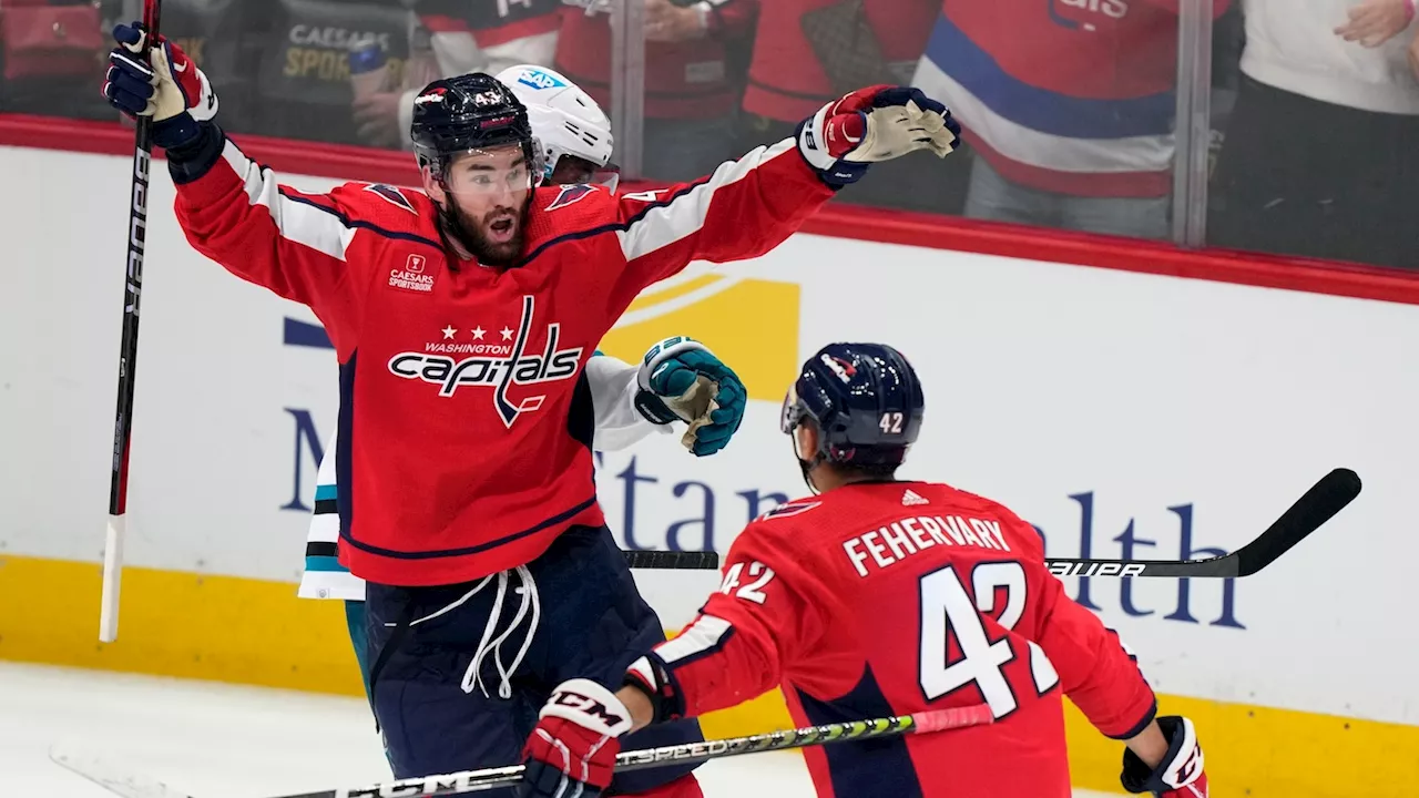 Capitals rally past winless San Jose for their third straight victory