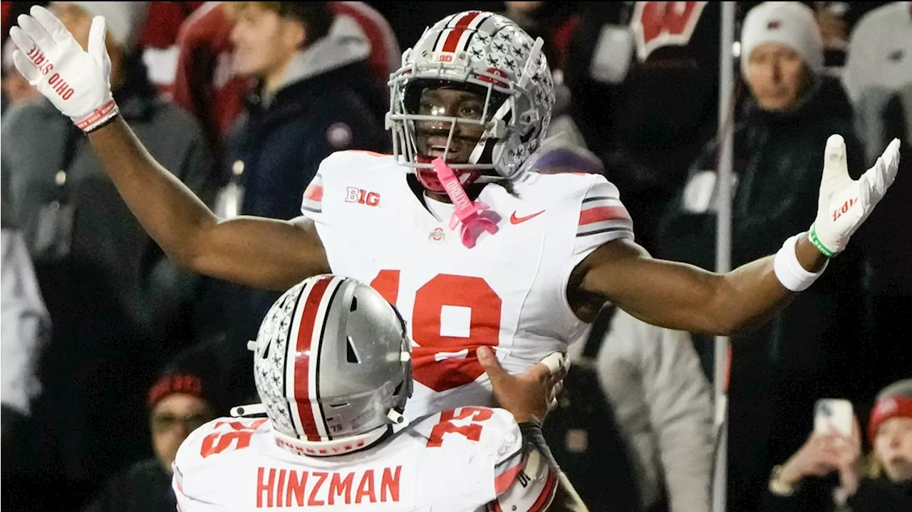 Ohio State lands at No. 1 spot in first College Football Playoff rankings