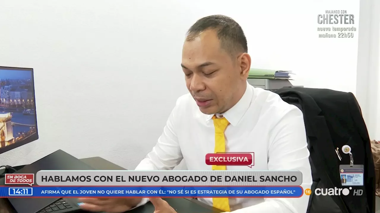 El nuevo abogado de Daniel Sancho: 'Ha intentado dos veces pagar una fianza, pero la Corte se lo ha negado'