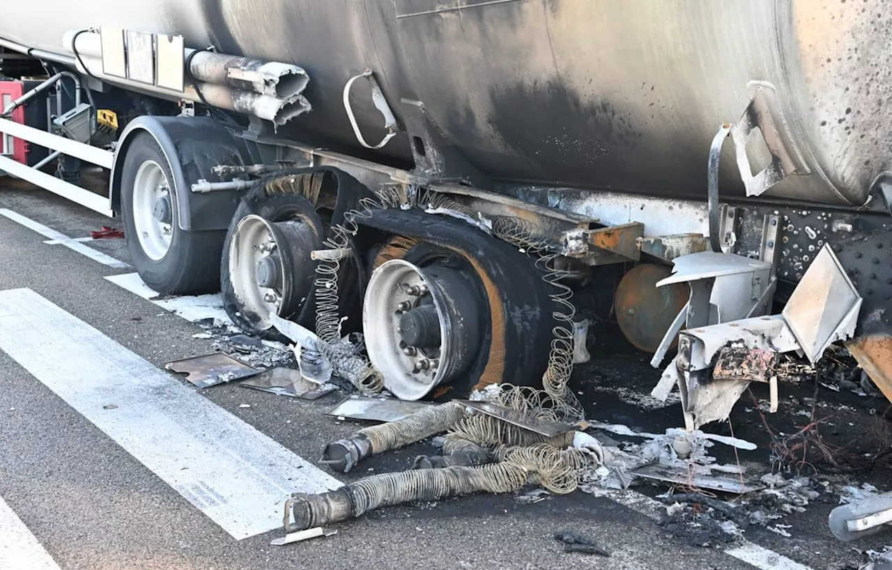 Incendie d'un camion-citerne à Nîmes