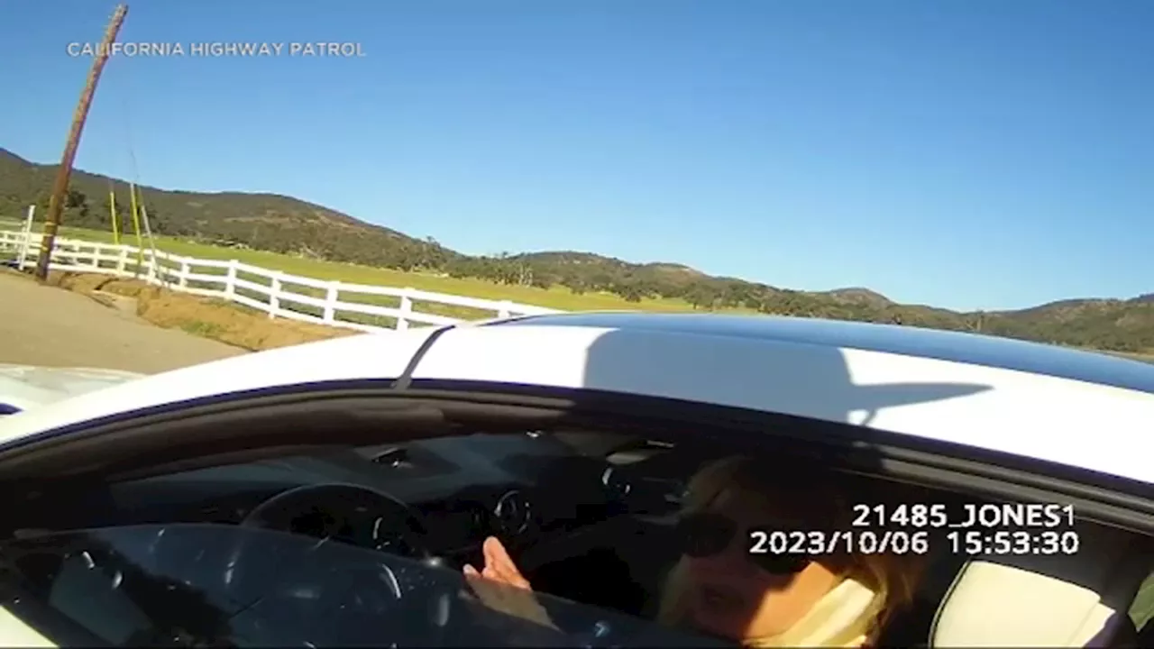 Bodycam video shows traffic stops involving Britney Spears, CHP