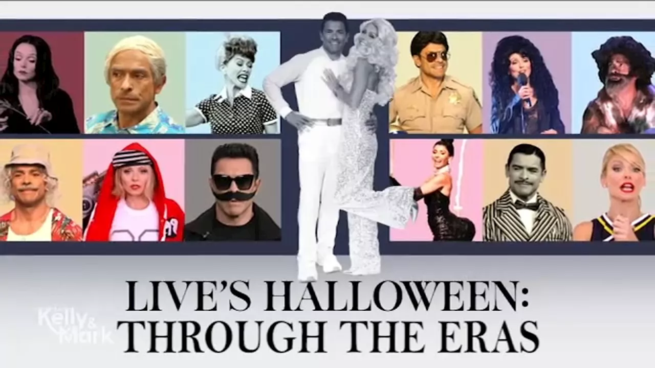 Kelly and Mark take trip though different eras of 'Live' Halloween shows