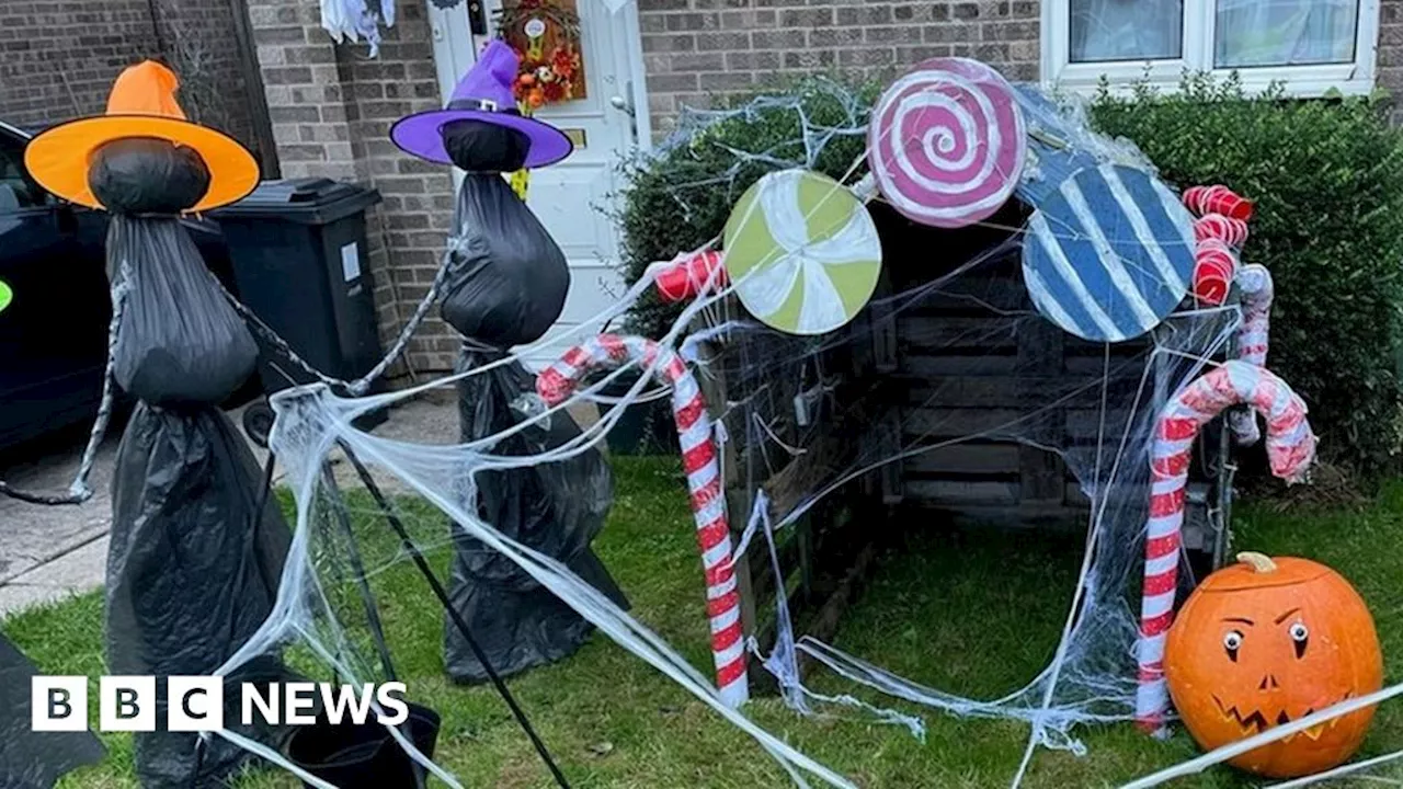 Bristol family sent letter calling Halloween display 'too scary'