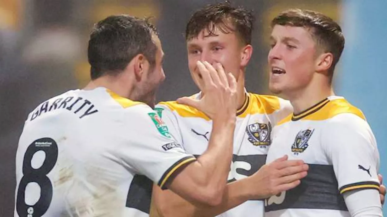 Port Vale reach EFL Cup quarters for first time