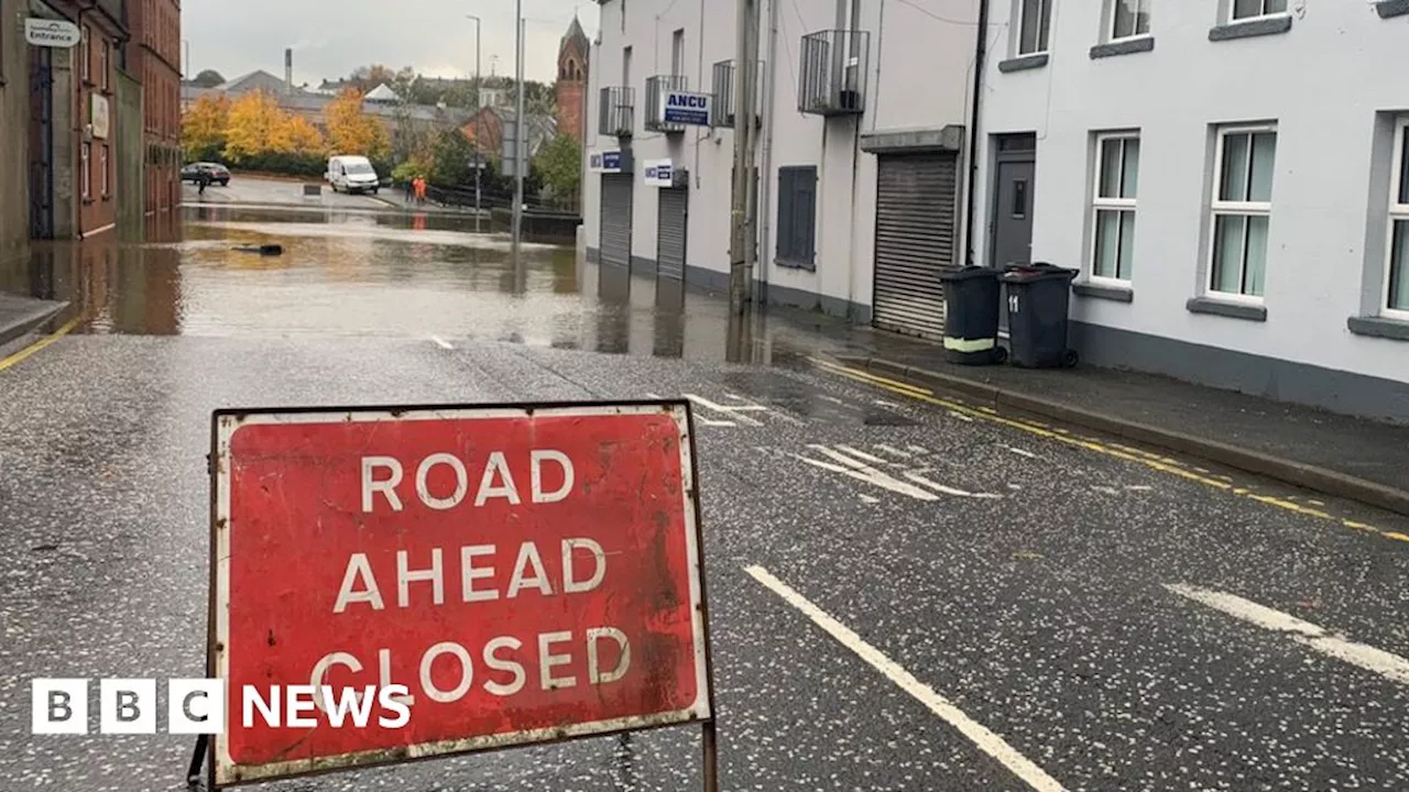 NI weather: Newry businesses damaged by flooding