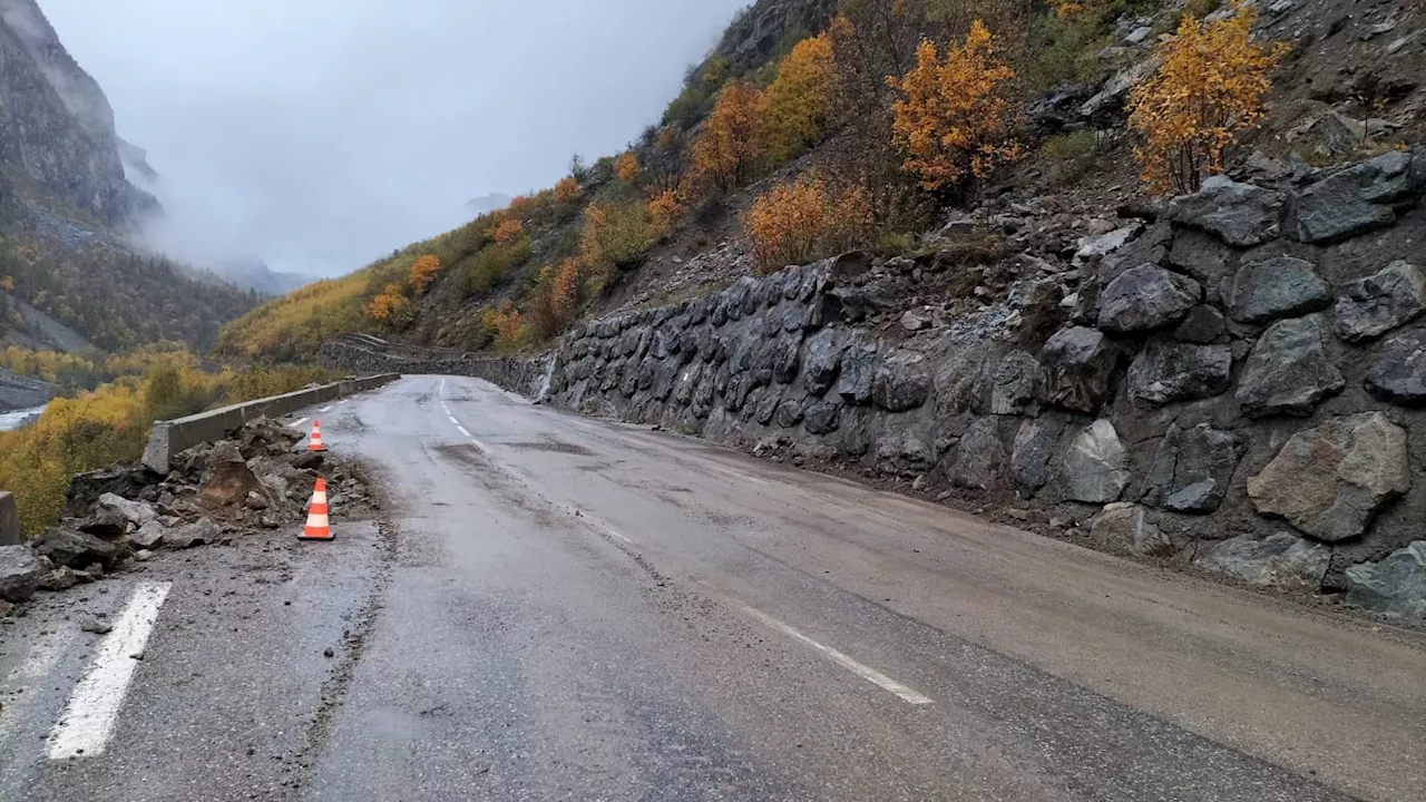 Hautes-Alpes: la RD 1091 coupée à La Grave au moins jusqu’au 6 novembre pour rejoindre l’Isère