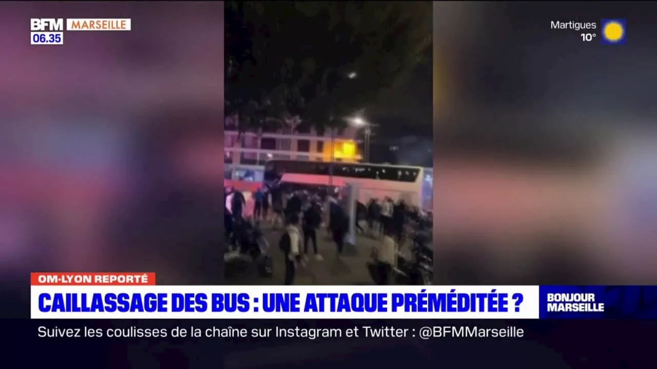 Incidents OM-OL: le caillassage des bus, une attaque préméditée?