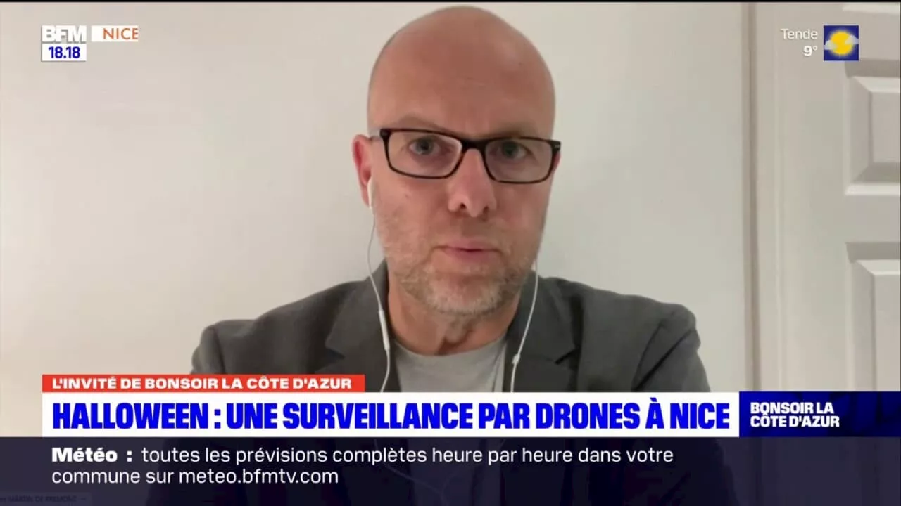 Nice: la soirée d'Halloween sous surveillance avec des drones