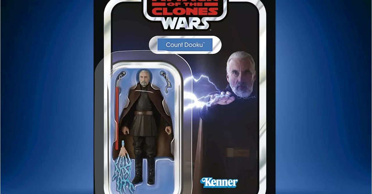 The Dark Side Rises with Hasbro's New Star Wars Count Dooku Figure