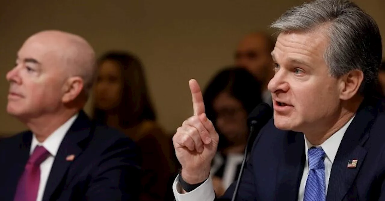 Watch Live: DHS Chief Mayorkas, FBI Director Wray Testify on Homeland Security Threats