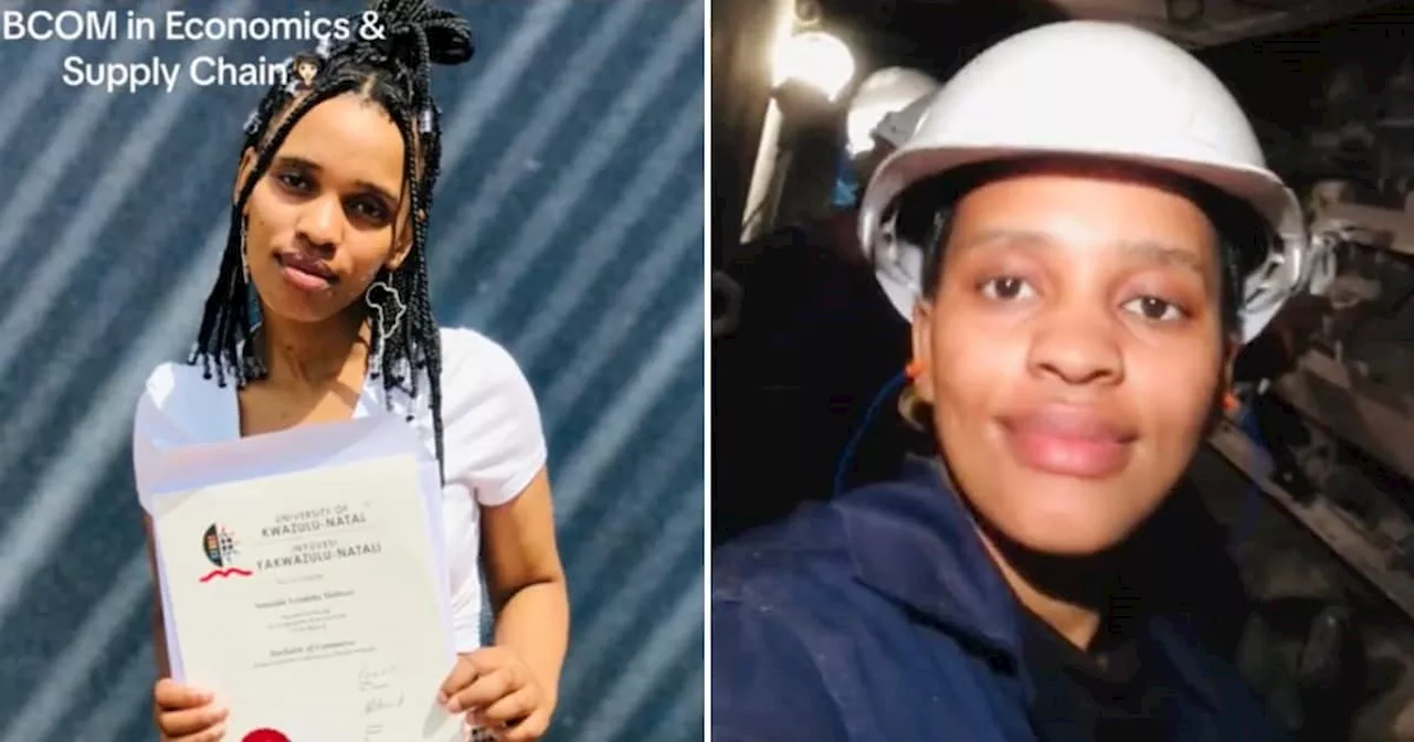 Mzansi Woman With a Bcom Degree Works as a General Mineworker, SA Understands Her Struggle