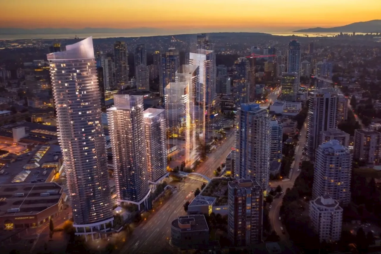 Burnaby approves 5 new Metrotown towers up to 60 storeys with 2,000+ homes