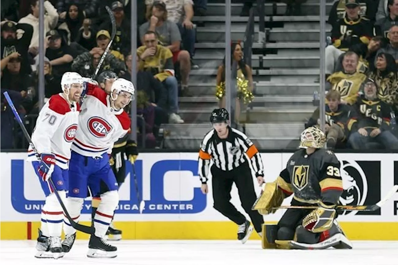 Hot Golden Knights outlast Canadiens to win 3-2 in shootout