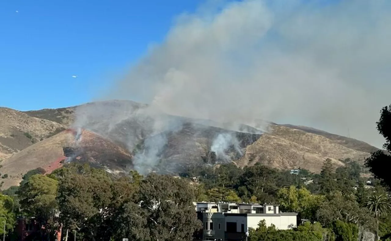 Lizzie Fire in San Luis Obispo burns 100 acres, spread stopped