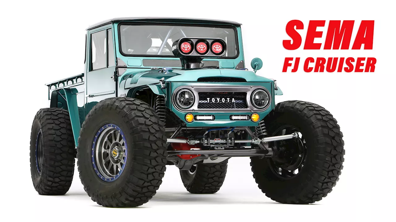 Toyota FJ Bruiser Concept Is A Rock Crawling Retro Beast With A 725 HP NASCAR V8