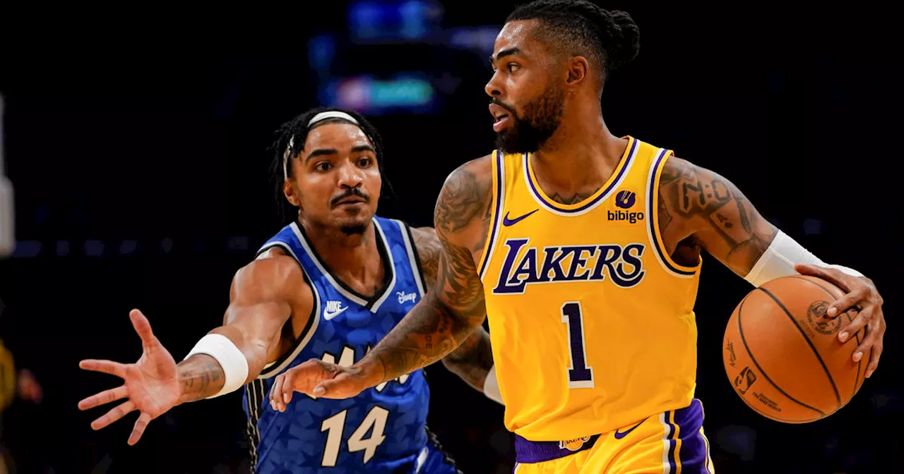 D'Angelo Russell comes up big in 4th quarter as Lakers top Magic 106-103