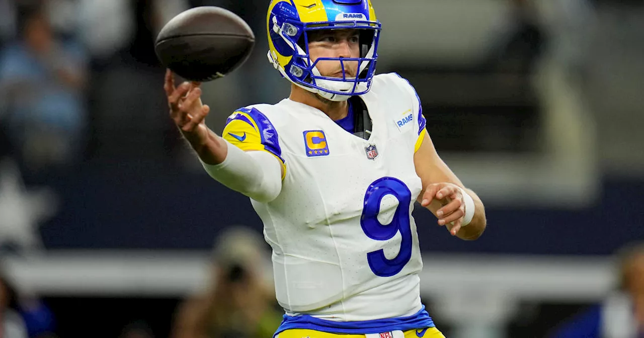 Rams' Matthew Stafford has sprained thumb ligament