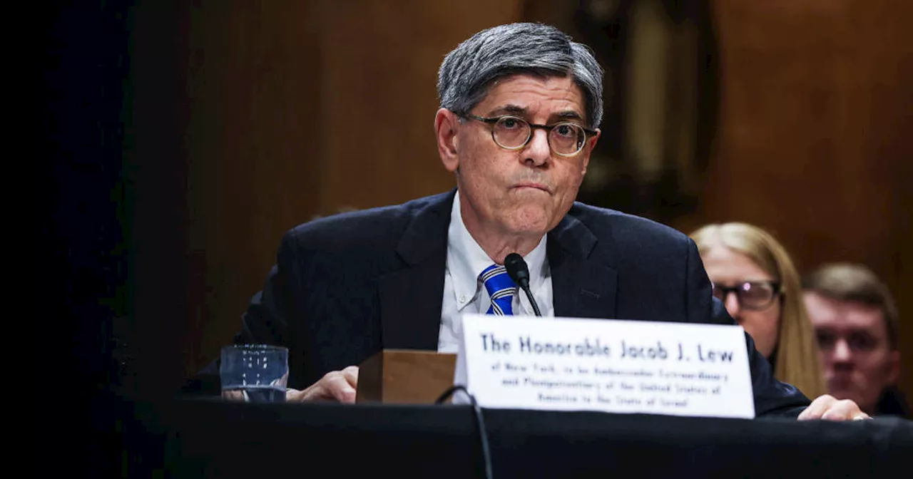 Senate to vote on Jack Lew's nomination to become U.S. ambassador to Israel