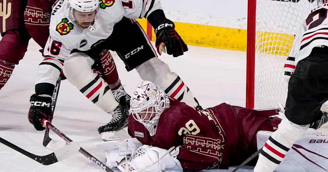 3 takeaways from the Chicago Blackhawks’ 8-1 loss to the Arizona Coyotes, including ‘this Jekyll and Hyde thing’