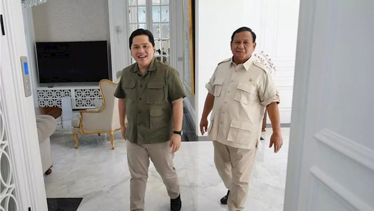 Batal Jadi Cawapres, Erick Thohir Tetap Dukung Prabowo