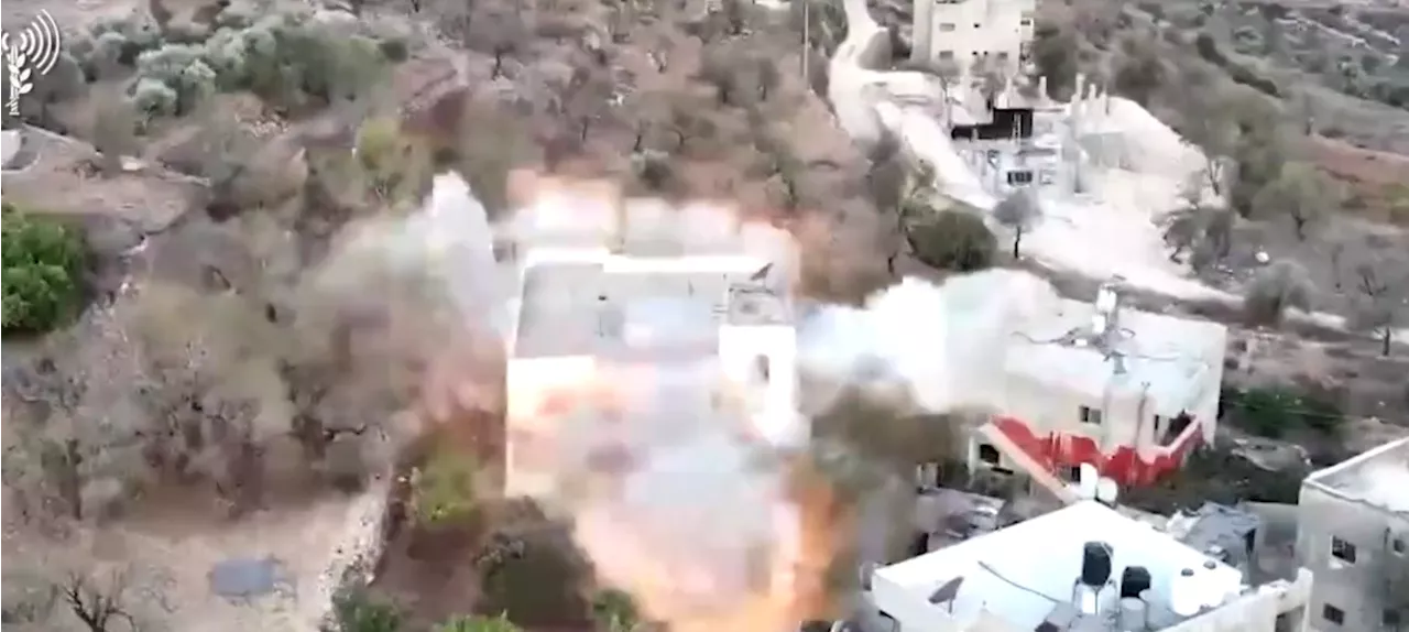 Forças de segurança de Israel destroem casa de líder do Hamas na Cisjordânia