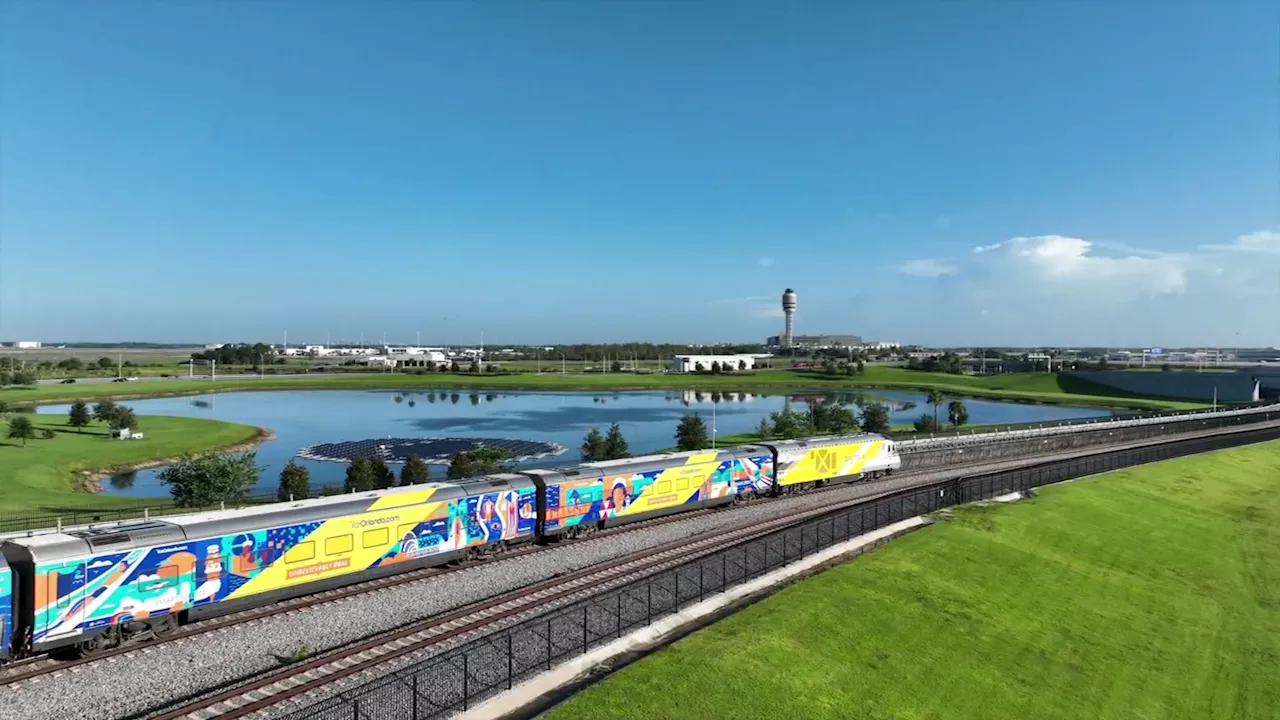 Así es Brightline, el tren rápido que va de Miami a Orlando | Video