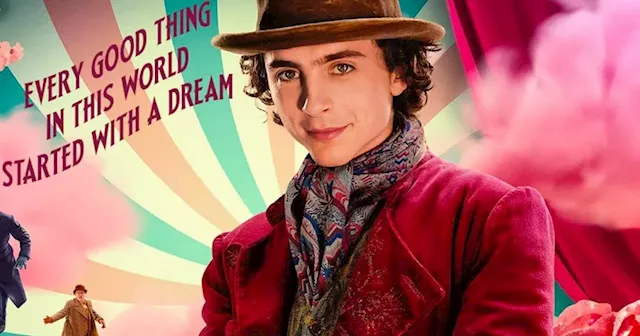 Timothée Chalamet and Hugh Grant Take Us to Candy Land in New Wonka Poster