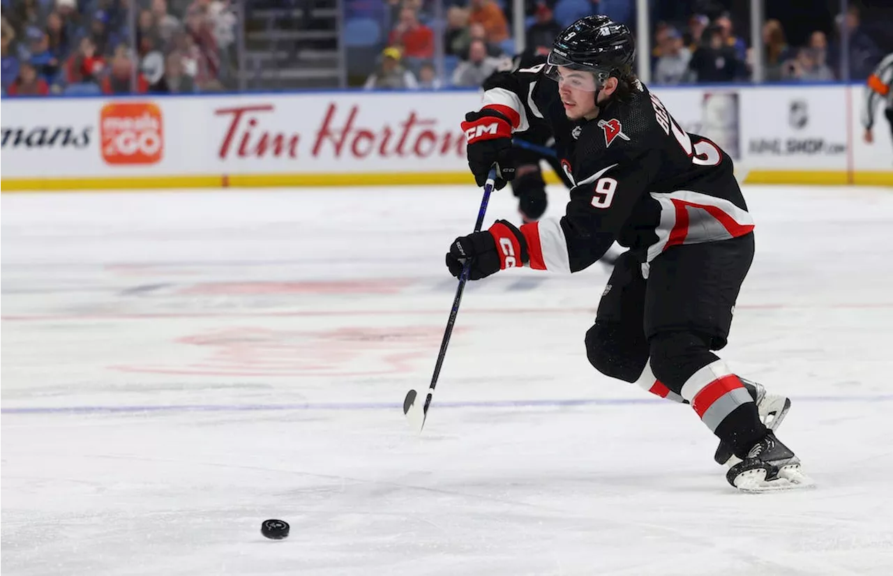 Buffalo Sabres Forward Zach Benson Out Week-to-Week with Lower-Body Injury