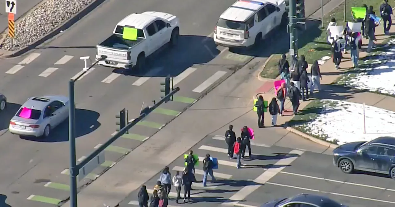 Denver students walkout to protest school violence