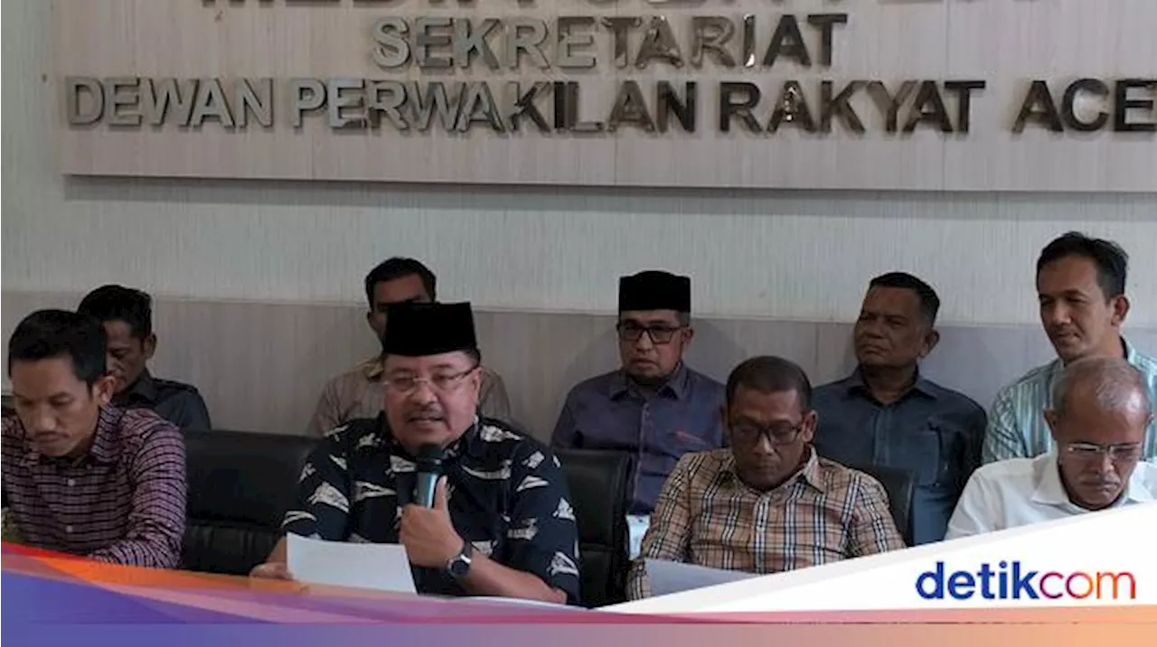 Abaikan Pembahasan RAPBA 2024, DPRA Minta Presiden Copot Pj Gubernur Aceh