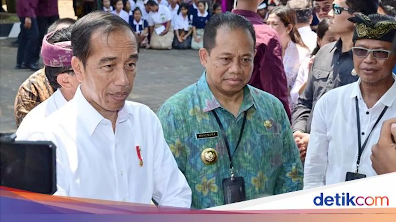 Jokowi Kunjungi SMK di Gianyar Bali, Beberapa Fasilitas Bakal Diganti