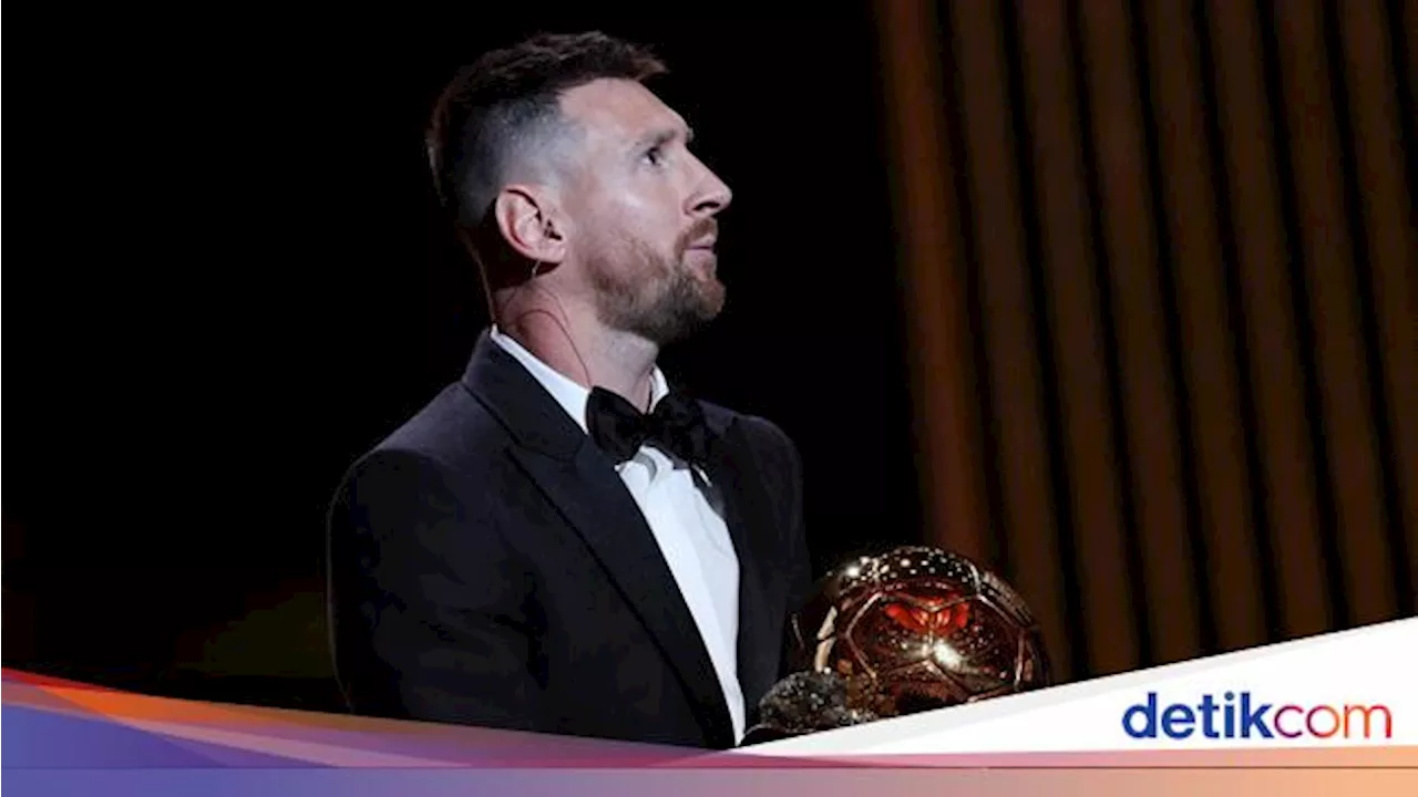 Pernyataan Lengkap Lionel Messi di Panggung Ballon d'Or 2023