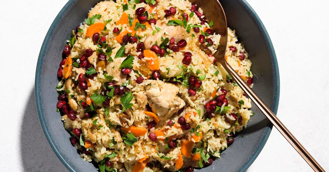 Milk Street: From Uzbekistan, a cuminy rice pilaf comes studded with sweet pops of flavor