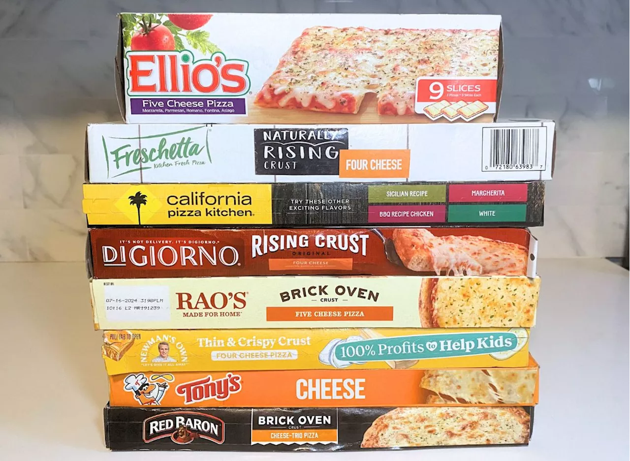 I Tried the 8 Most Popular Frozen Pizzas & The Winner Was Cheesy & Crispy