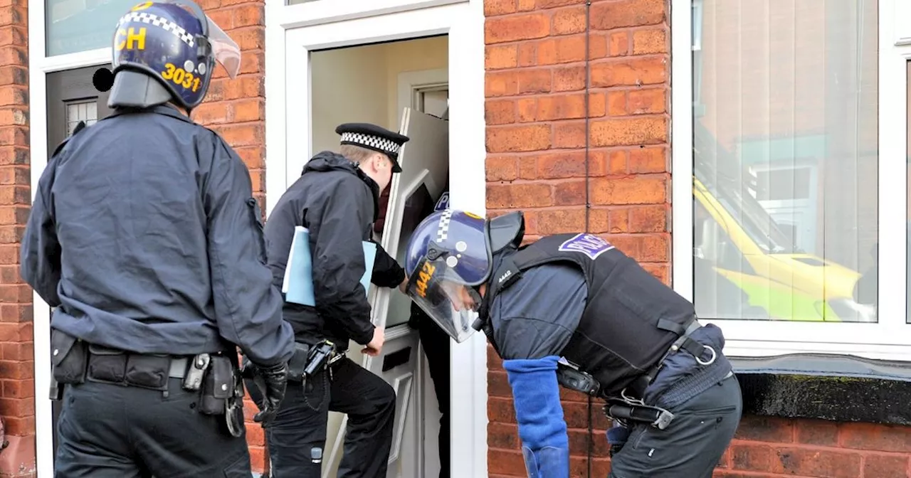 Two suspects named following raids targeting alleged drug plot