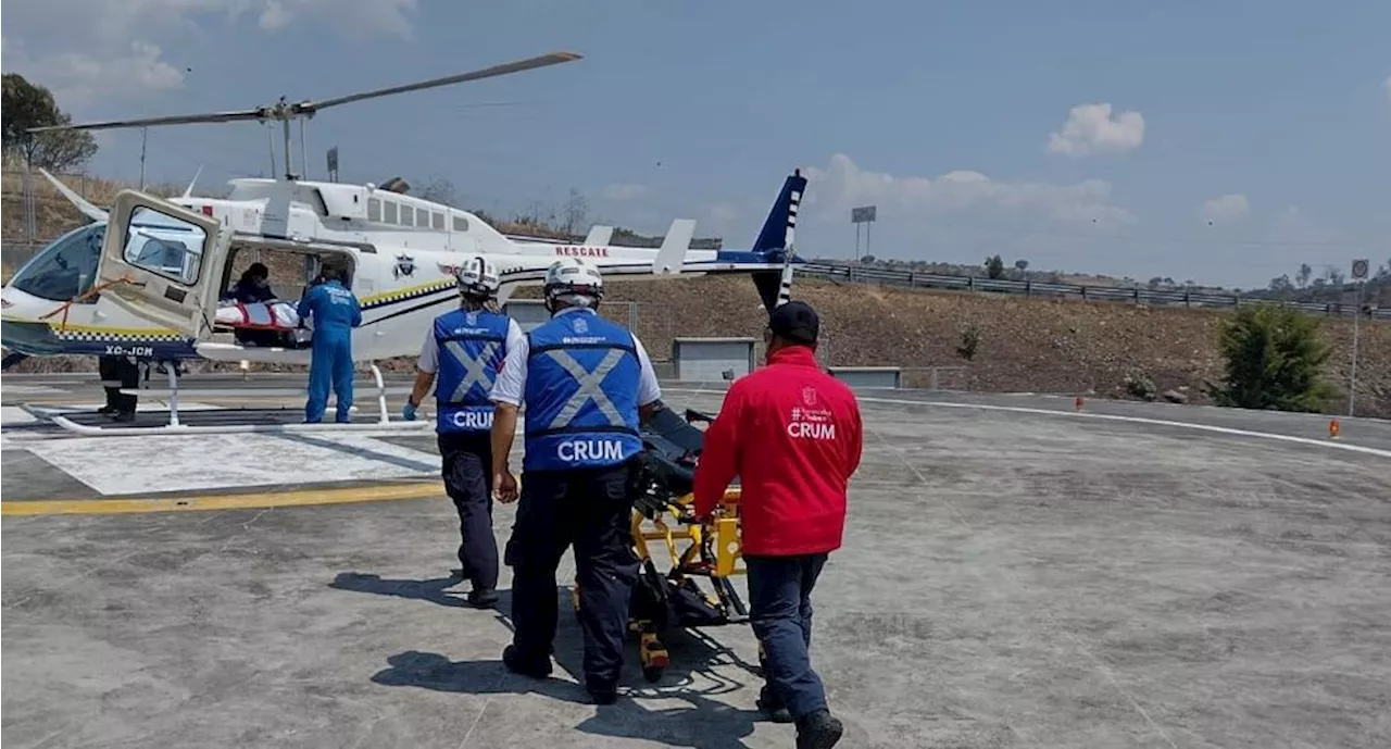 Michoacán establece puente aéreo de Acapulco a Morelia para trasladar heridos a centros de atención médica