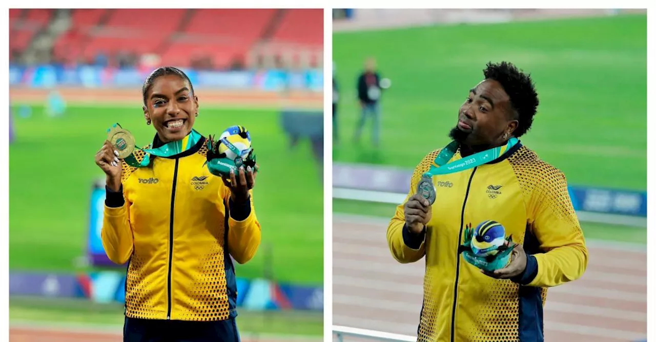 Atletas Natalia Linares y Mauricio Ortega cumplieron con sus medallas: oro y plata panamericanas