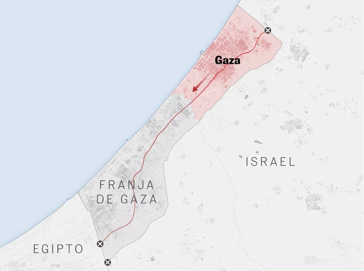 Mapas y gráficos que explican cómo evoluciona la guerra entre Israel y Gaza