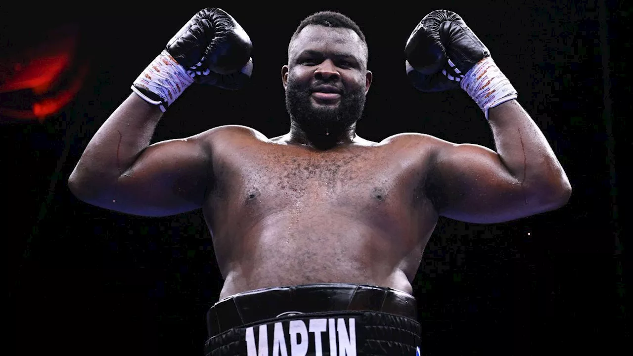 Heavyweight Martin Bakole stung in mouth by wasp prior to KO win