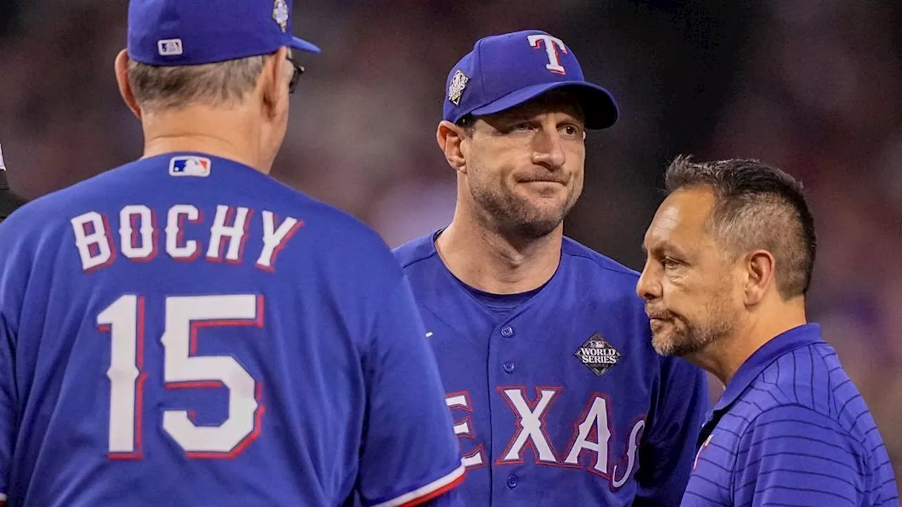 Rangers' Max Scherzer exits in 4th inning with back tightness